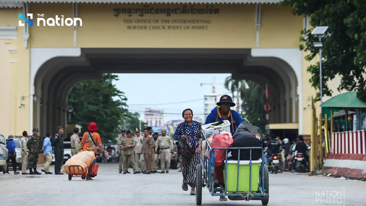 Burapha Task Force to temporarily open border for returning Thai and Cambodian nationals