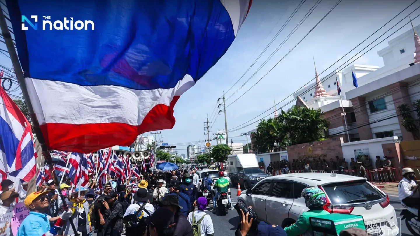 Thai reform network protests at Cambodian embassy over sovereignty dispute