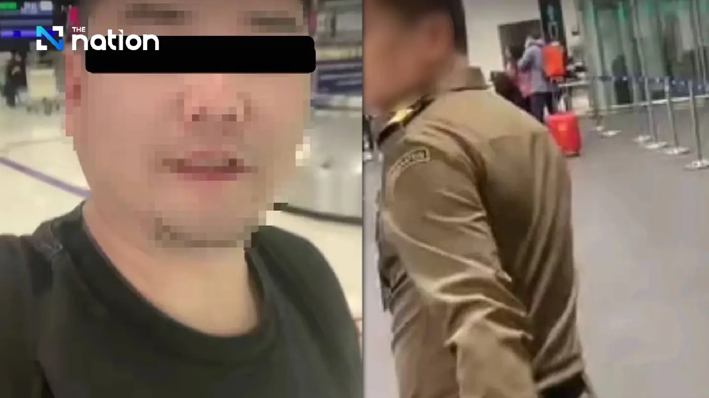Suvarnabhumi Immigration files complaint after Chinese tourist films officer, alleges bribes ease entry into Thailand Suvarnabhumi Immigration files complaint after Chinese tourist films officer, alleges bribes ease entry into Thailand