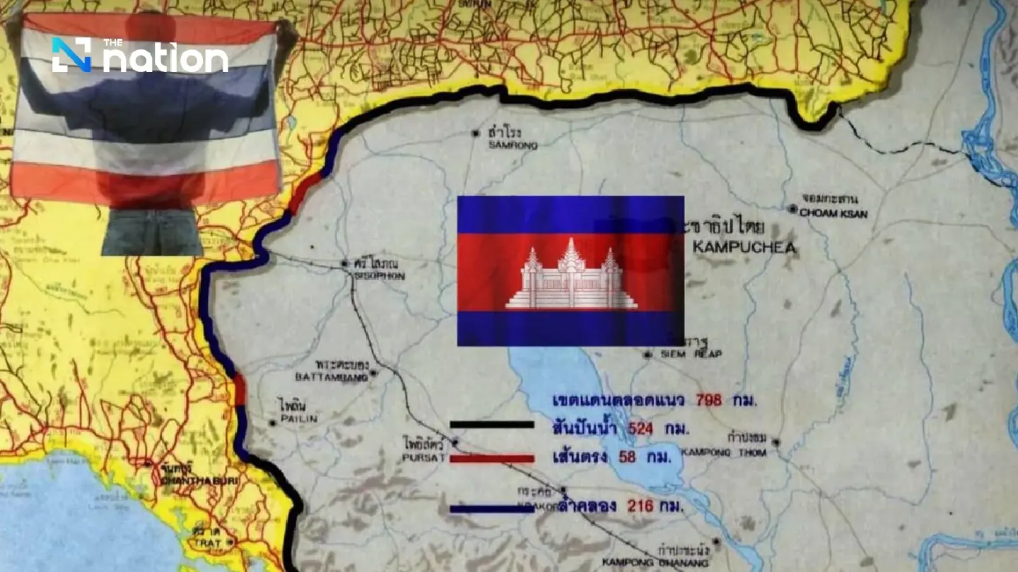 Where are the 15 Thai–Cambodian border checkpoints?