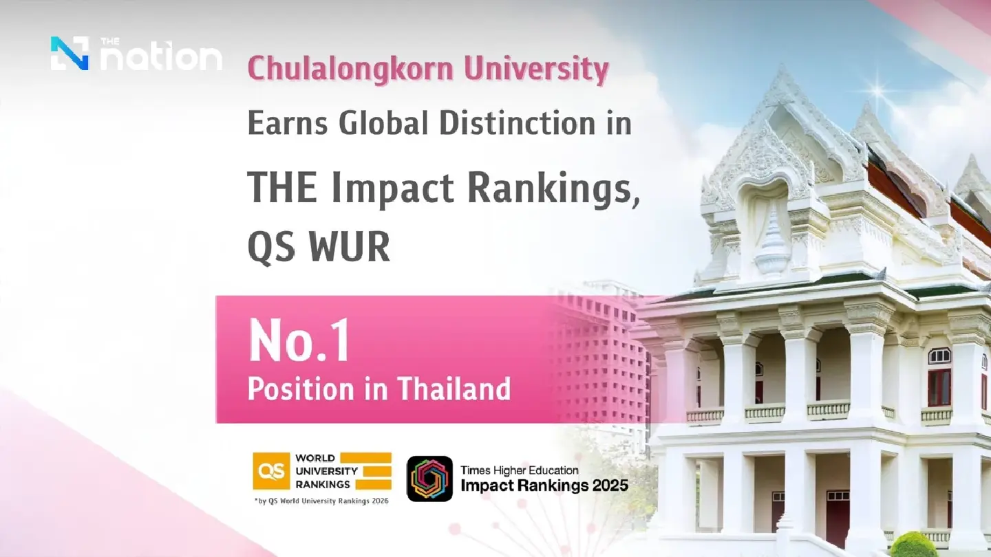 Chula Earns Global Distinction in THE Impact Rankings and QS WUR