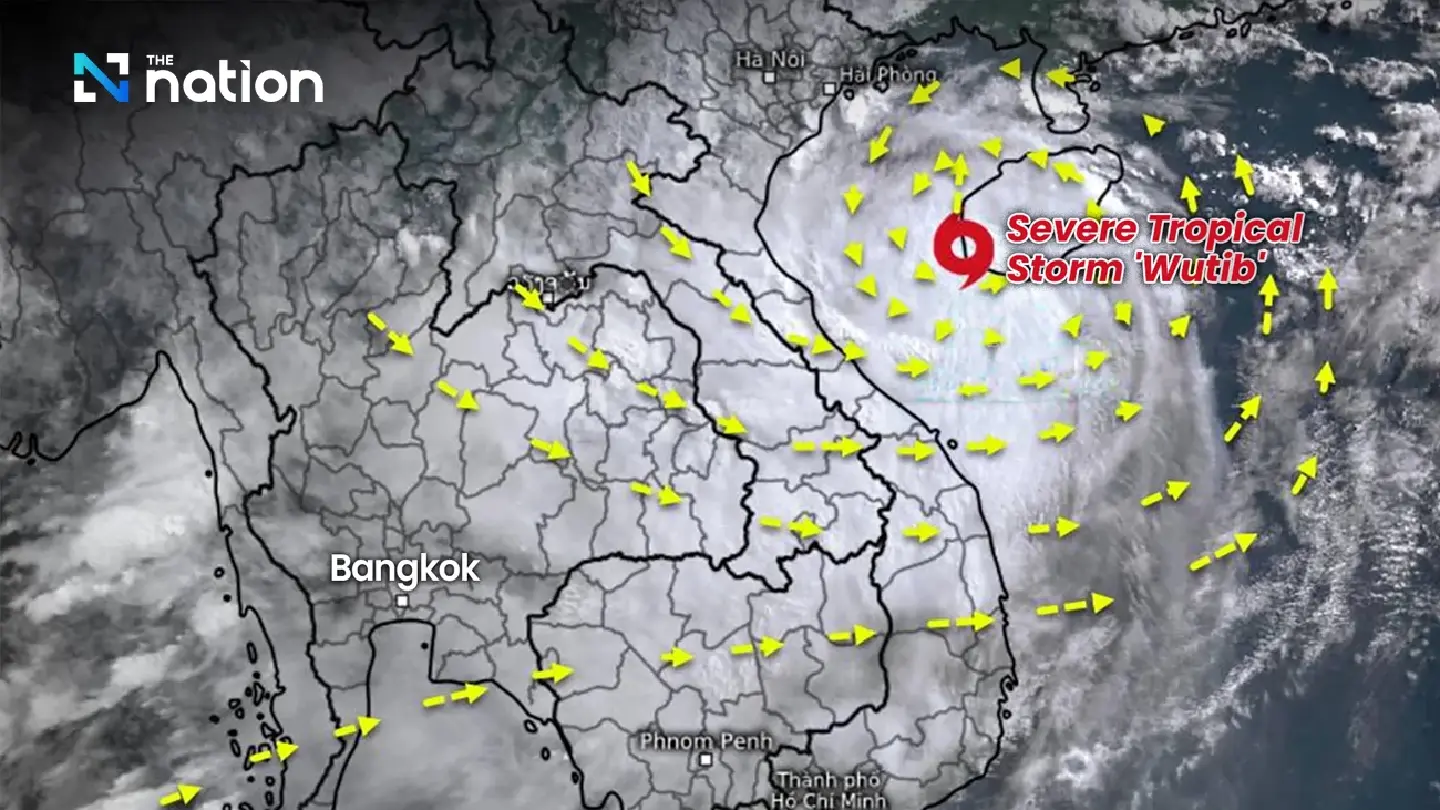 Severe tropical storm WUTIP to make landfall in southern China: TMD Severe tropical storm WUTIP to make landfall in southern China: TMD