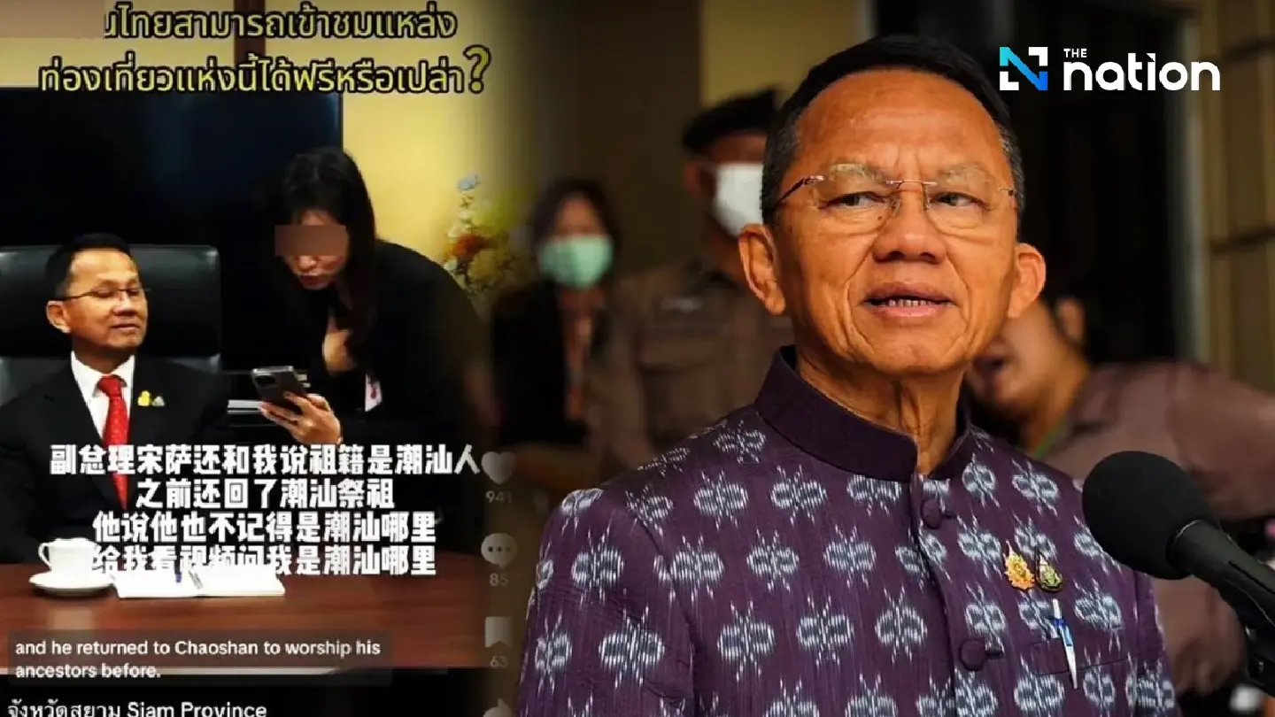 Somsak responds to criticism over photos with Chinese students and business operators