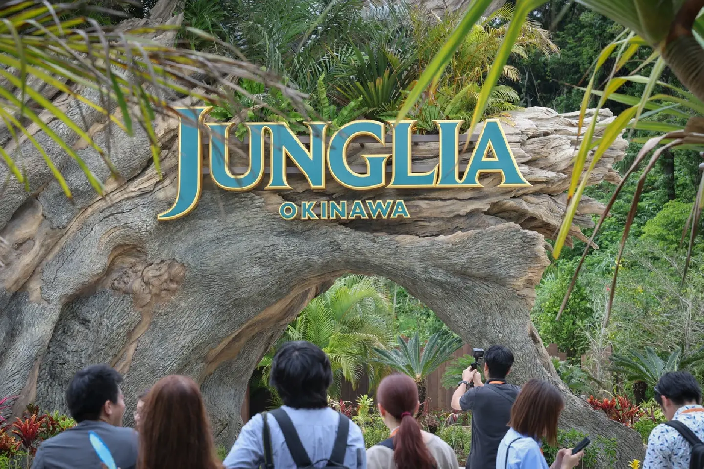 "Junglia Okinawa" Theme Park shown to press "Junglia Okinawa" Theme Park shown to press