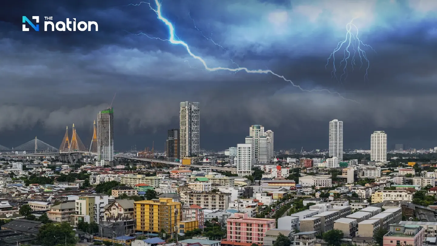 Monsoon intensifies: heavy rain and strong winds expected across Thailand
