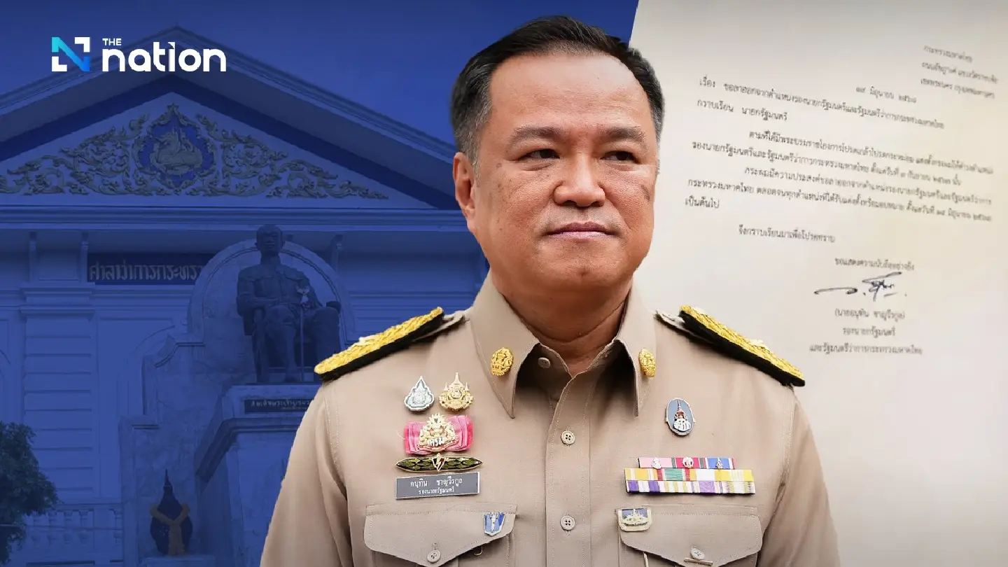 Anutin resigns following Bhumjaithai withdrawal from coalition