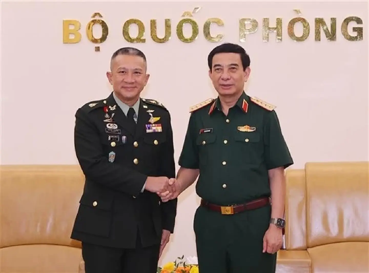 Defence Minister receives Chief of Defence Forces of Thailand