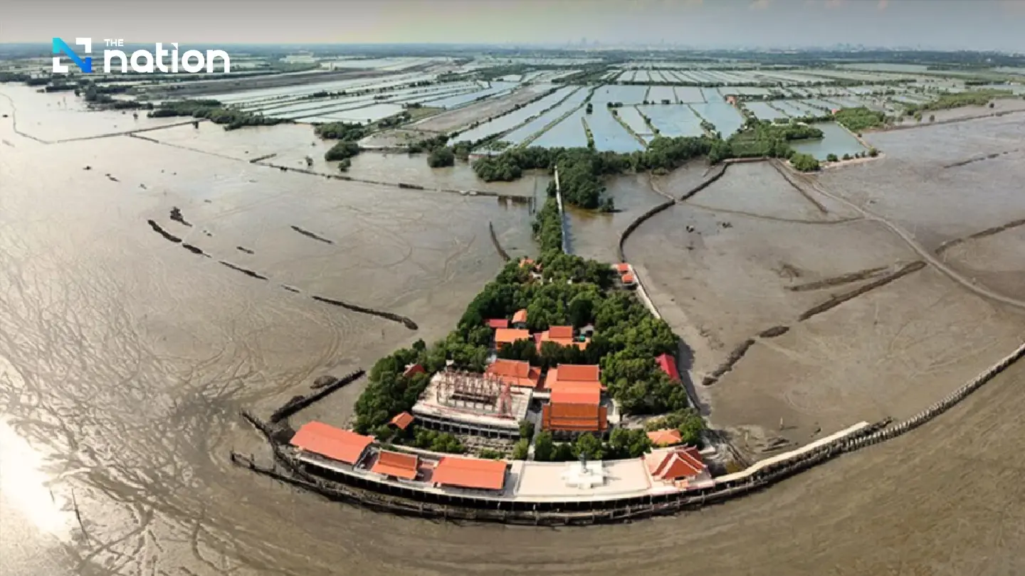 Wat Khun Samut Chin: Graphic indicator of Bangkok being reclaimed by the sea