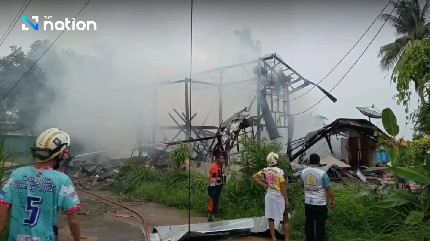 Cambodia opens fire at dawn on Thai border village, homes hit and set ablaze Cambodia opens fire at dawn on Thai border village, homes hit and set ablaze
