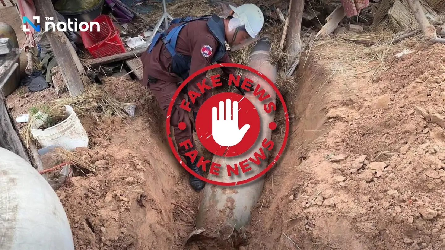 Ad Hoc Centre denies MK-84 bomb found in Cambodia linked to Thai F-16