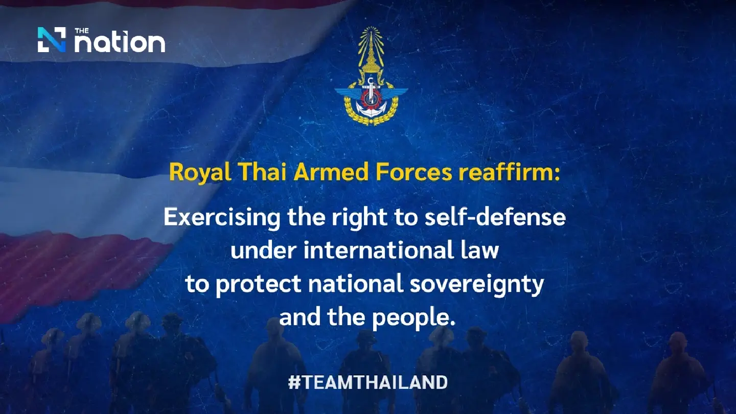 Thai Armed Forces Condemn Cambodia, Vow Self-Defence After Ceasefire Breach