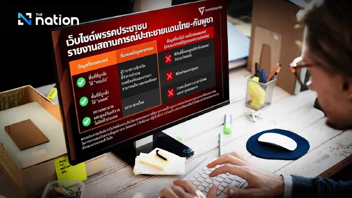 People’s Party to shut Thai-Cambodia monitor site, denies risk claims People’s Party to shut Thai-Cambodia monitor site, denies risk claims