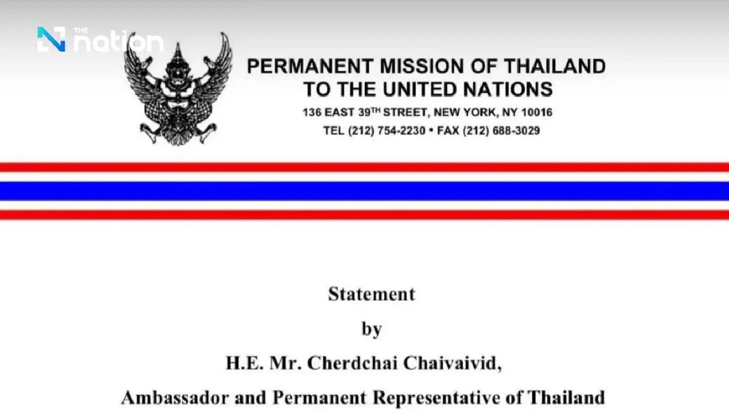 Thai Ambassador to UNSC condemns Cambodia’s violations, calls for immediate ceasefire and peace talks Thai Ambassador to UNSC condemns Cambodia’s violations, calls for immediate ceasefire and peace talks