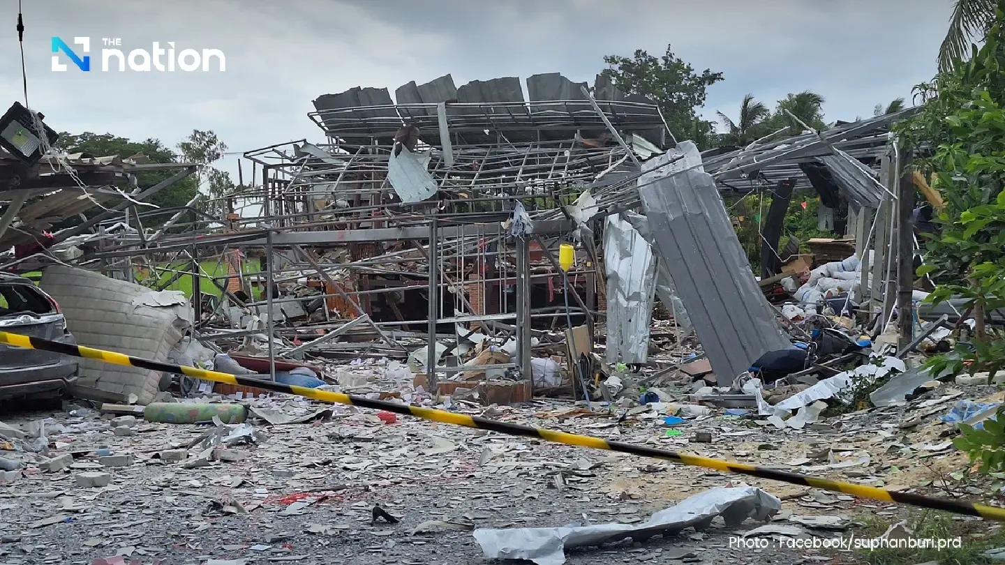 Nine killed, two critically injured in Suphan Buri firework explosion Nine killed, two critically injured in Suphan Buri firework explosion