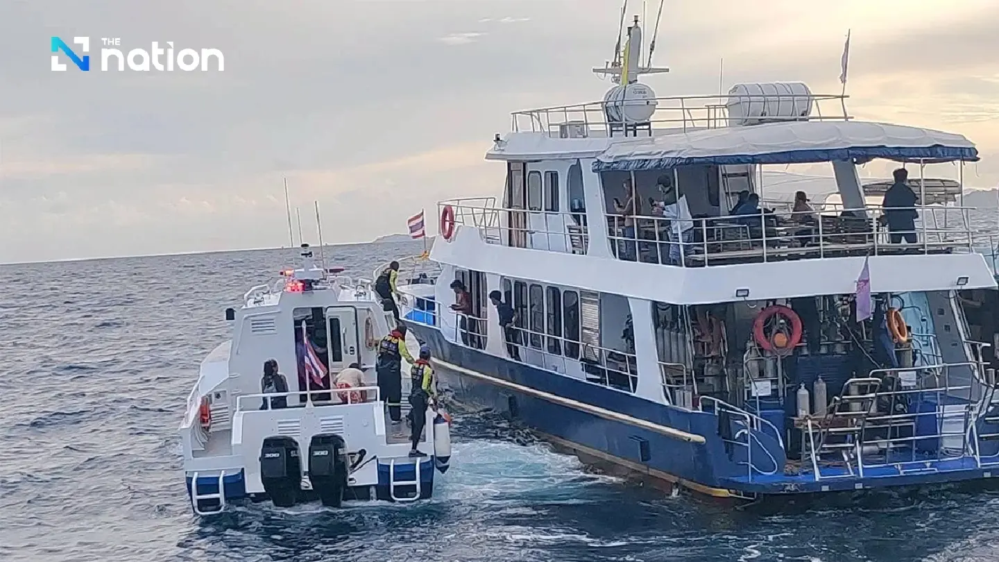 Five foreign tourists rescued from leaking tour boat off Phuket’s coast