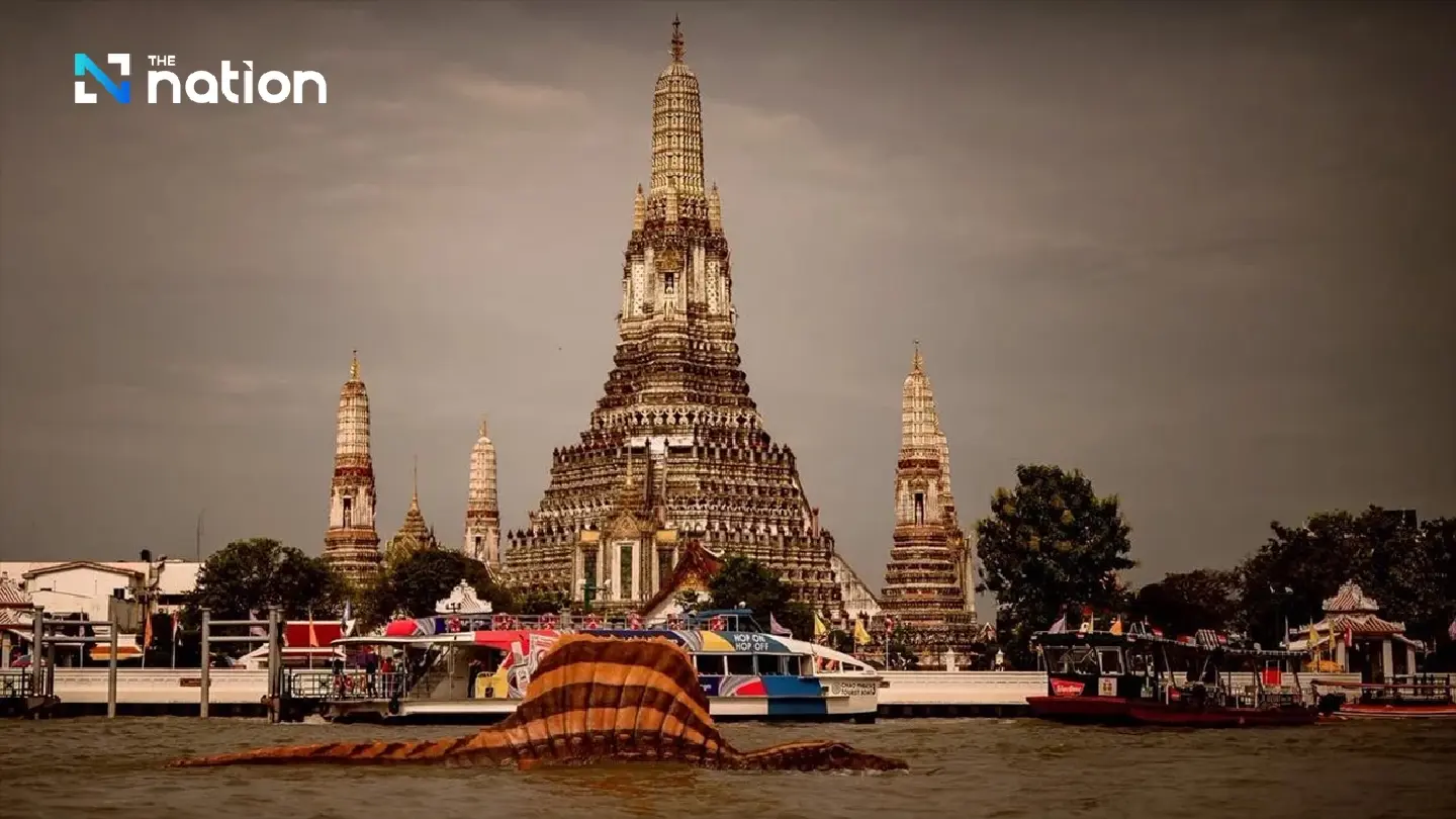 Dinosaurs invade Chao Phraya River to celebrate launch of Jurassic World Rebirth