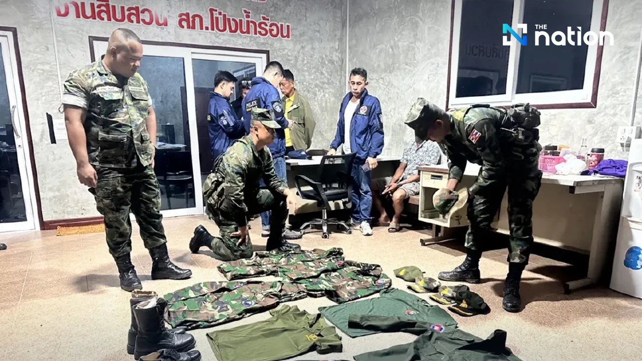 Alleged Cambodian army lieutenant arrested for alleged spying in Chanthaburi