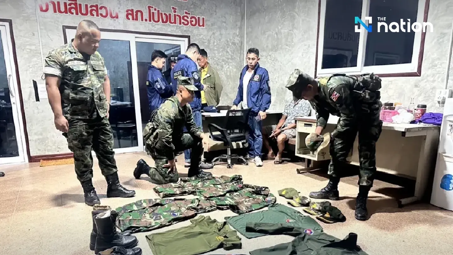 Alleged Cambodian army lieutenant arrested for alleged spying in Chanthaburi