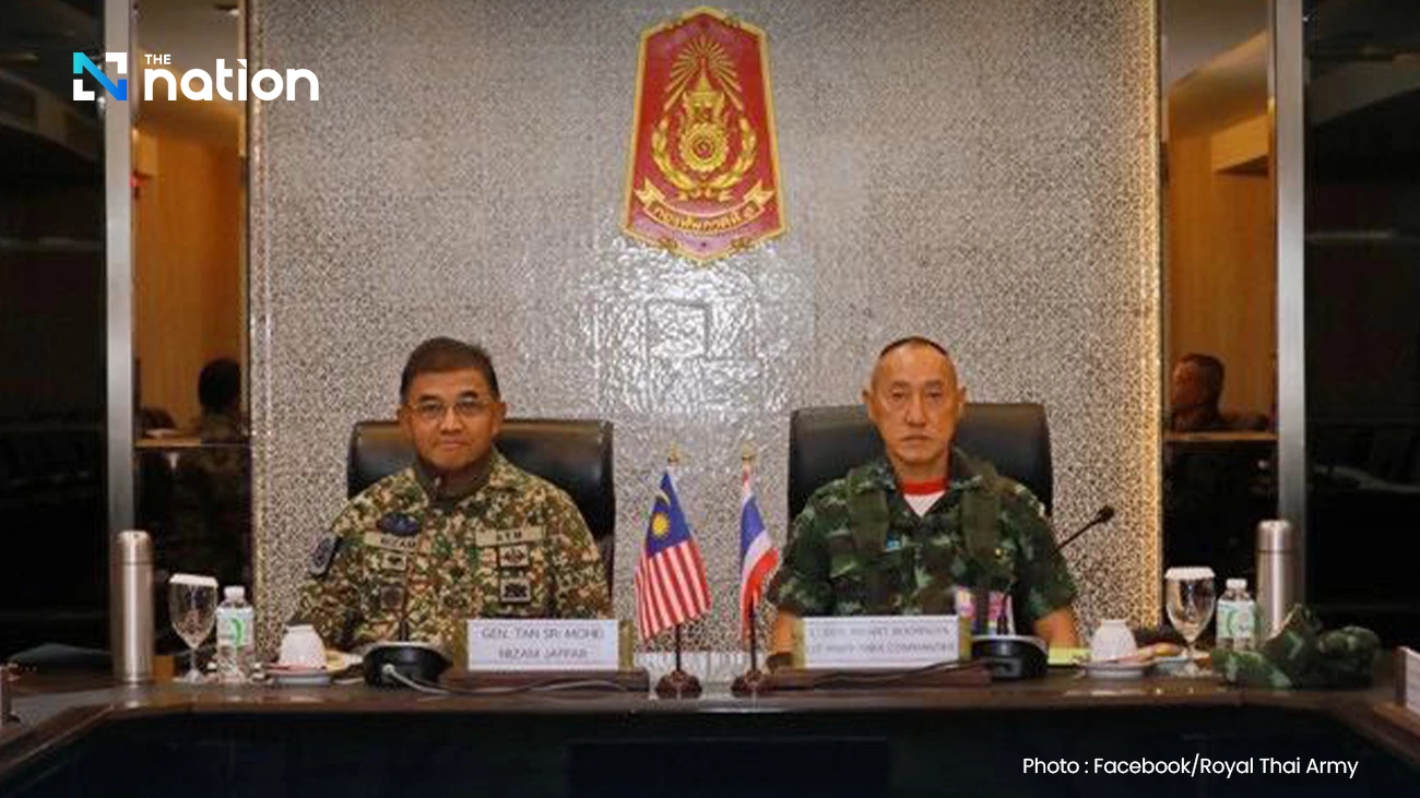 Thai and Malaysian defence chiefs meet to discuss Thailand-Cambodia border situation