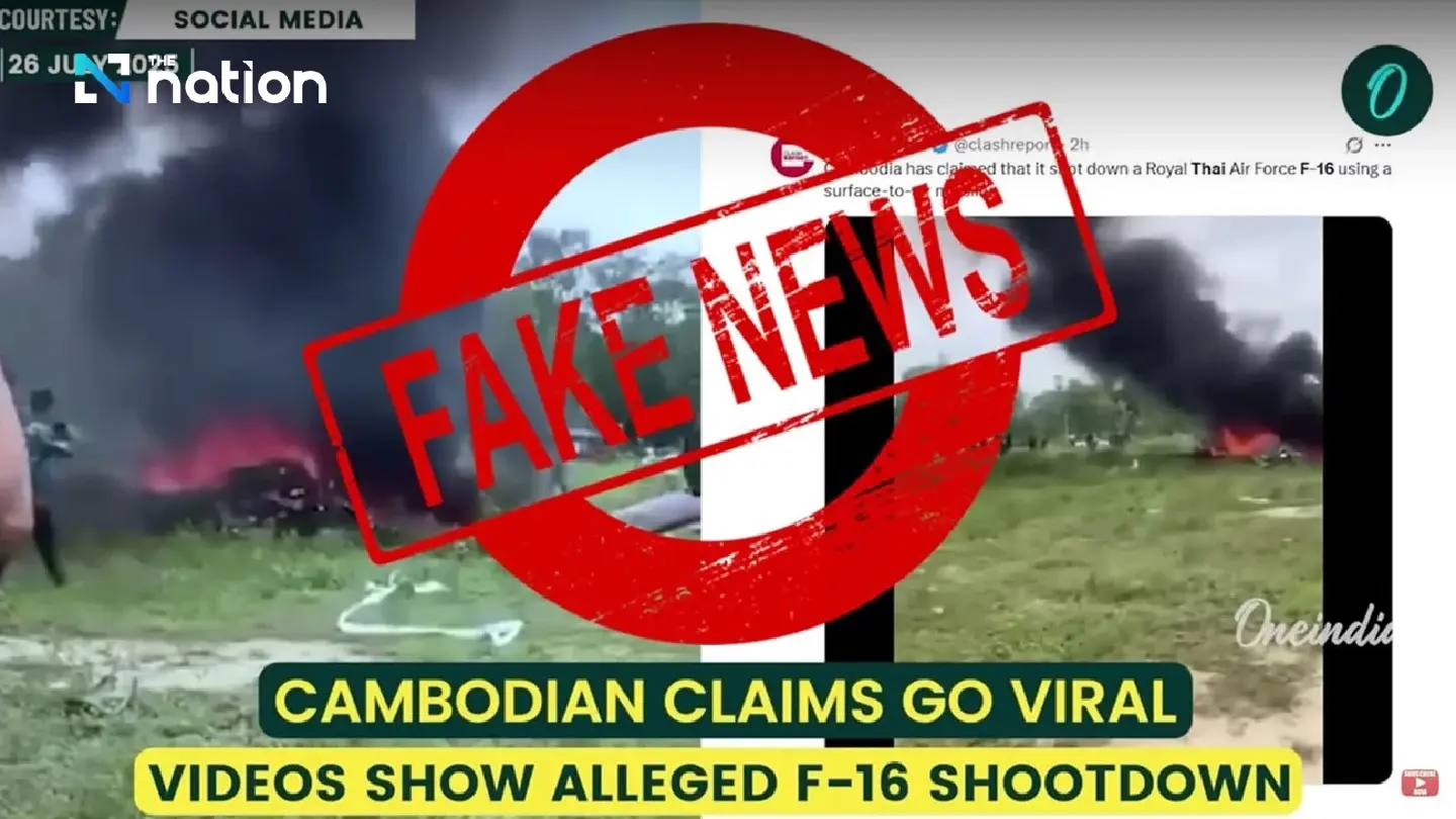 Thai Air Force denies F-16 downing claim, warns against sharing sensitive military intel
