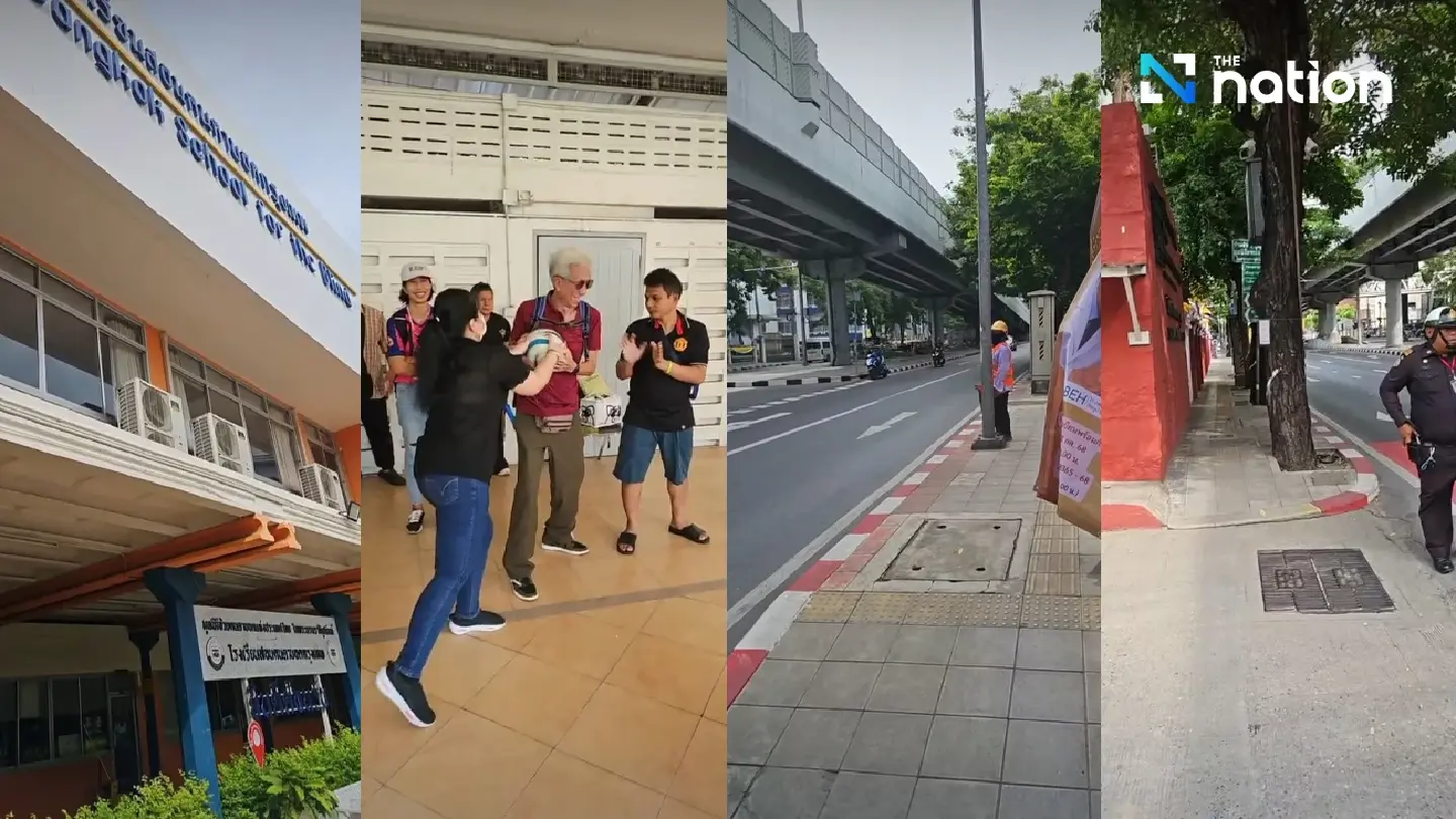 Chadchart proposes skywalk connecting school, BTS, and hospital, reaffirms Bangkok’s diversity