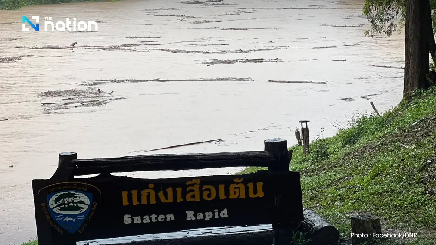 Residents urged to move belongings as Yom River hits crisis levels after Wipha rains