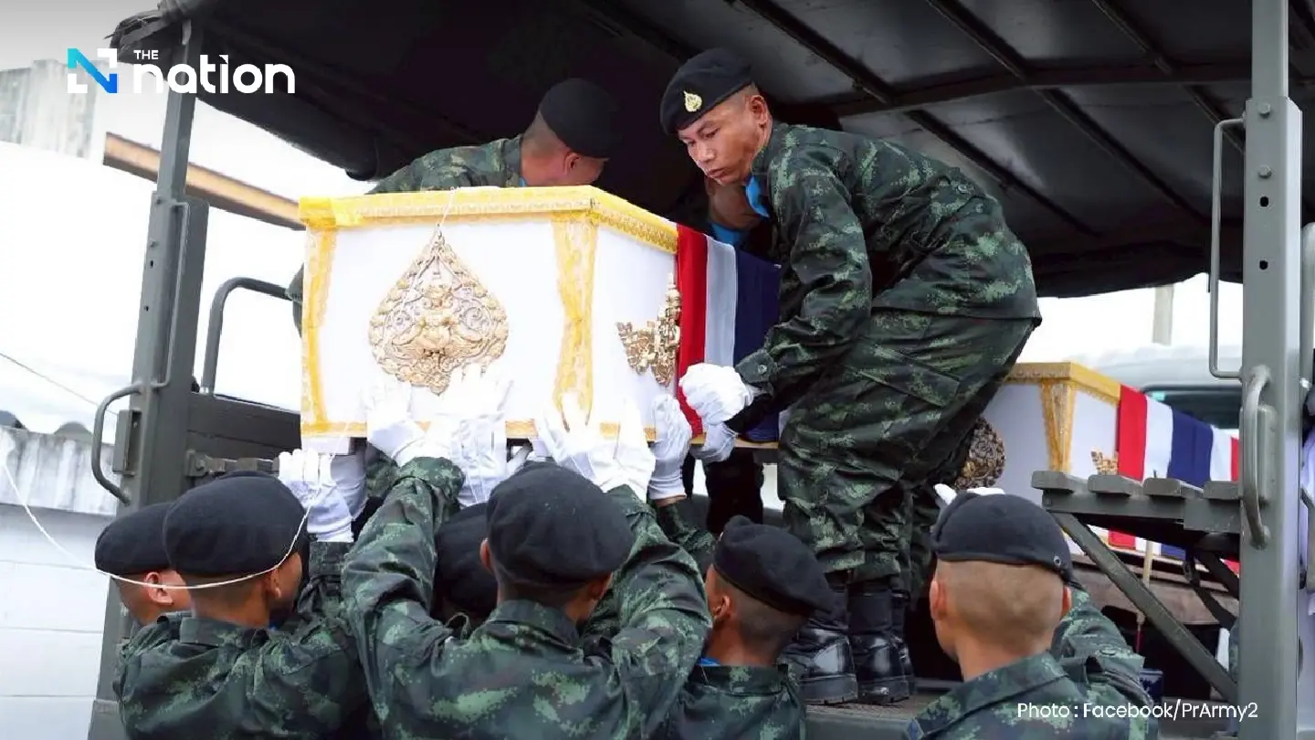 Fallen Heroes: Three Thai Soldiers Honoured After Border Clash Fallen Heroes: Three Thai Soldiers Honoured After Border Clash