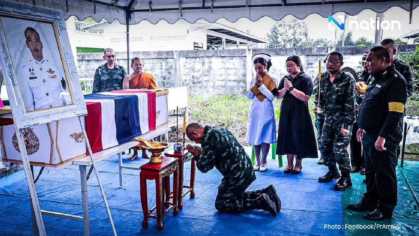Thai military honours fallen soldiers killed in border clash with Cambodia
