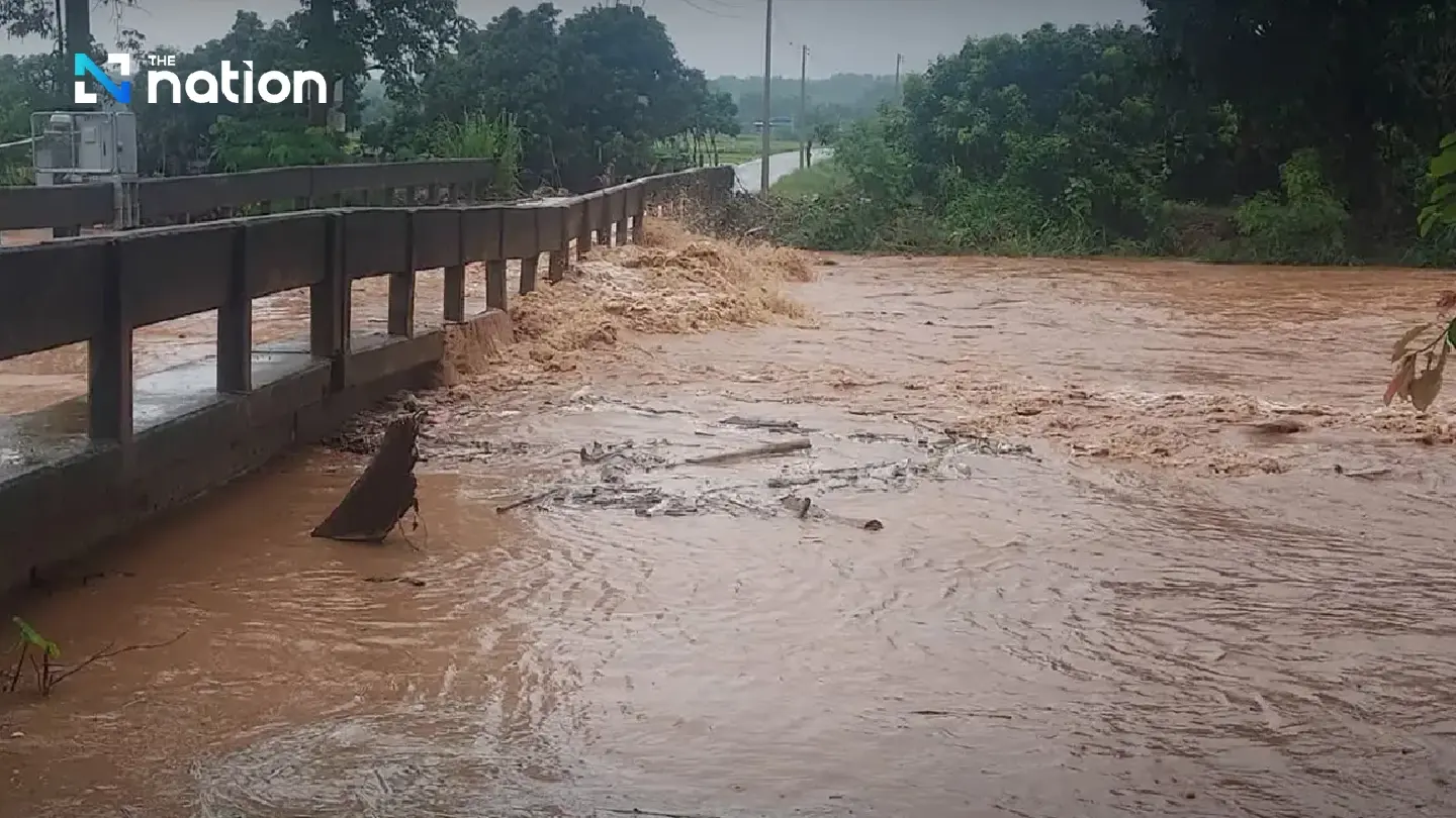 Two Nan Districts Hit by Flash Flooding After Heavy Downpours