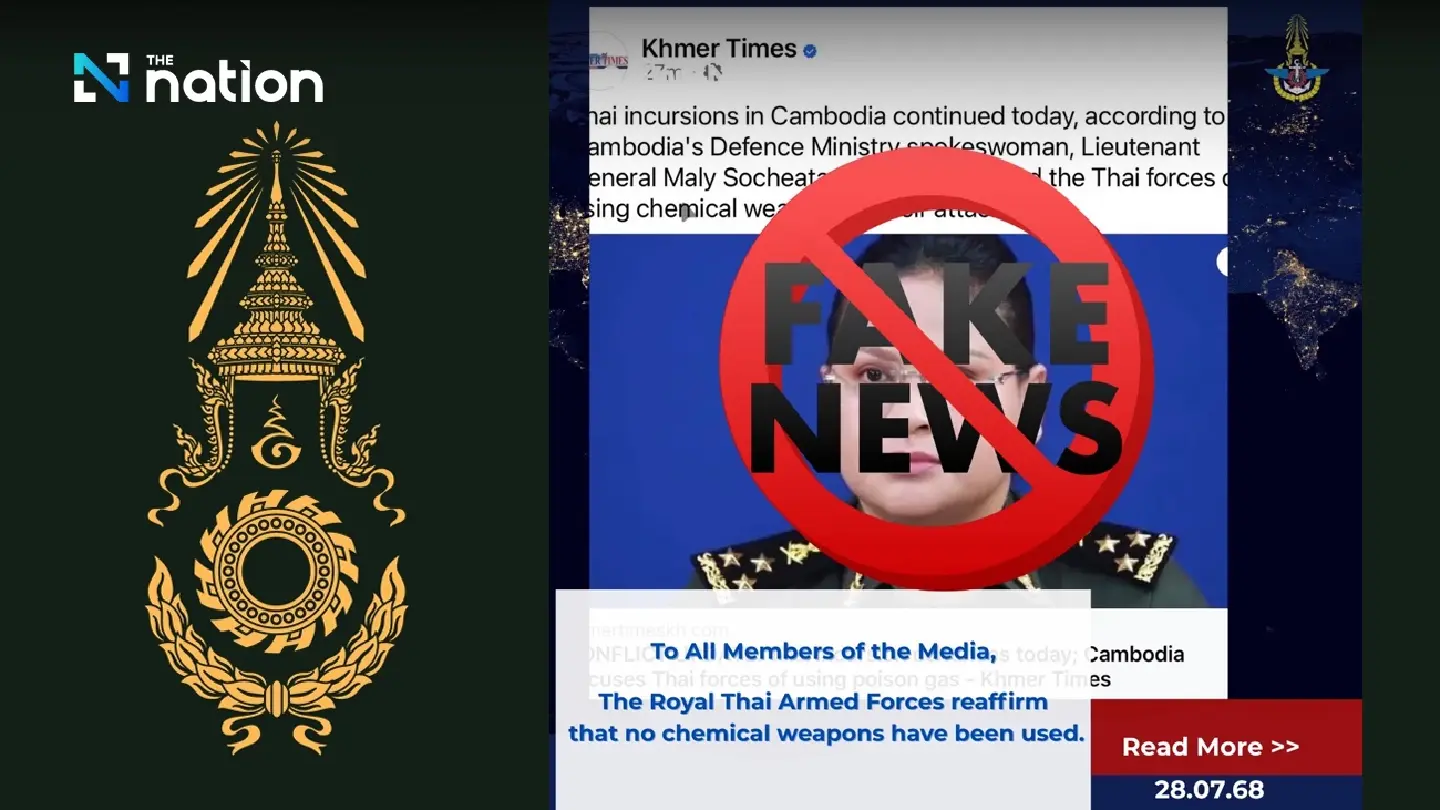 Thailand denounces Cambodia’s daily lies and deceptive tactics aimed at manufacturing legitimacy