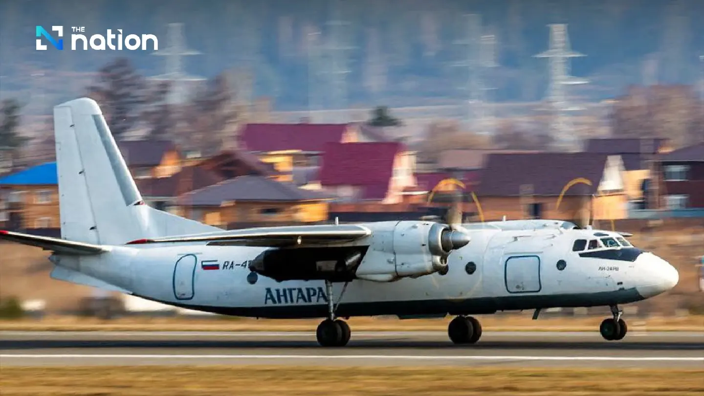 Russian plane crashes in Russia's Far East, nearly 50 people on board feared dead