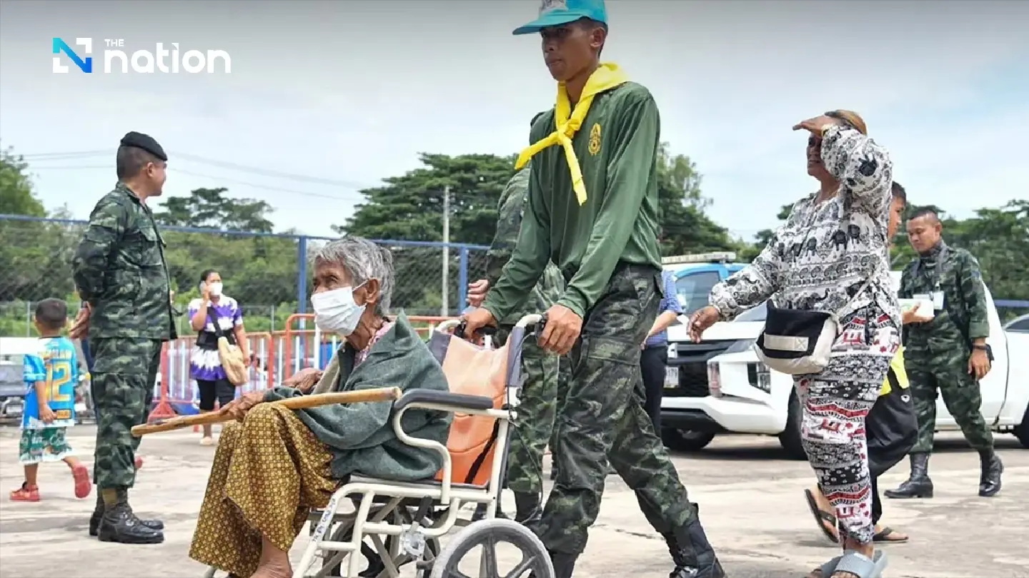 DDPM issues evacuation alert for 3 provinces following Thai-Cambodian clashes DDPM issues evacuation alert for 3 provinces following Thai-Cambodian clashes