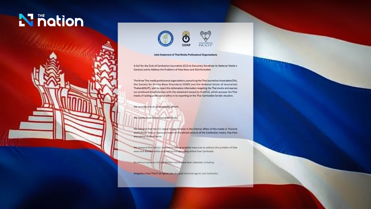 Thai Media Groups Suspend Ties with Cambodian Journalists Over Ethics Row