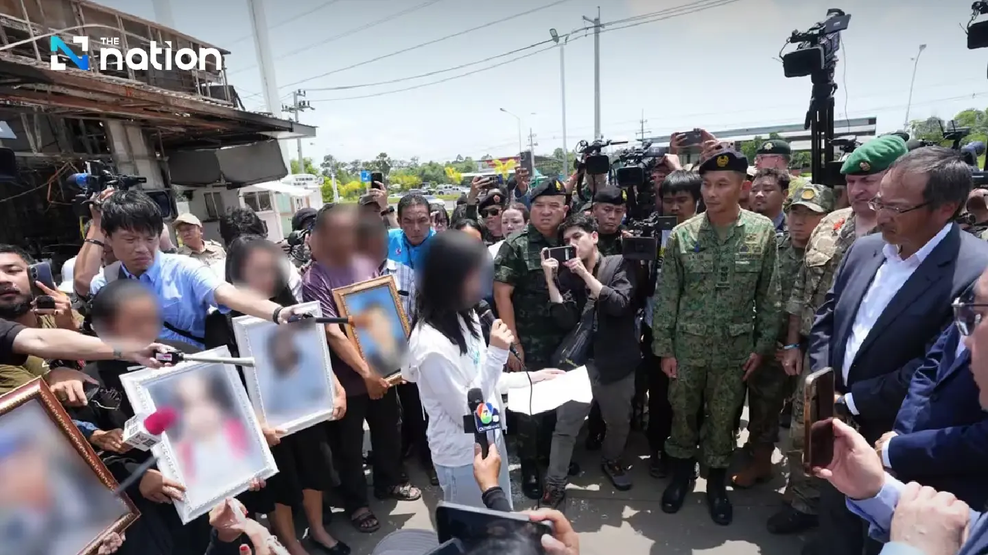 Moment of terror: Daughter of petrol station owner recounts Cambodian rocket strike just 20 metres away Moment of terror: Daughter of petrol station owner recounts Cambodian rocket strike just 20 metres away