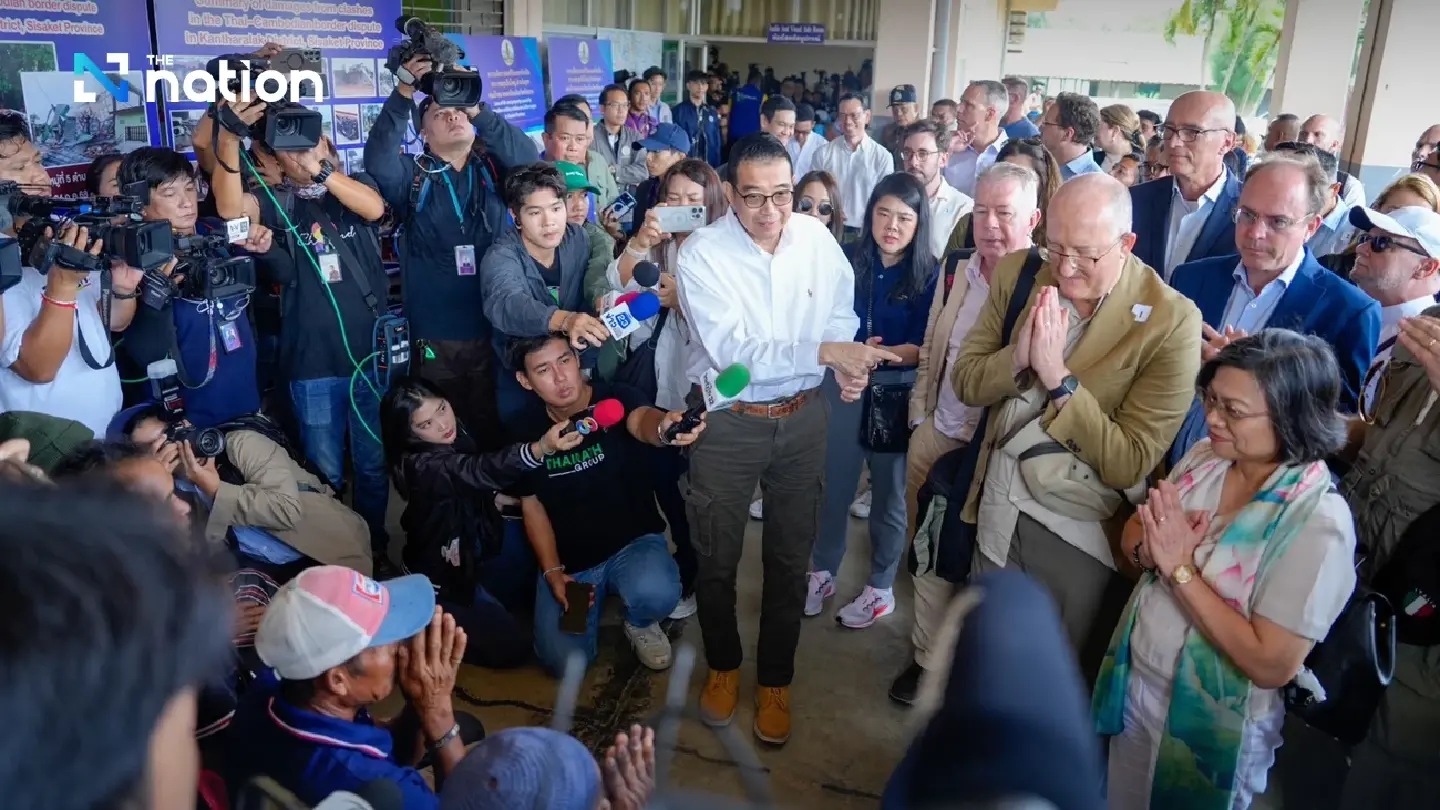 Foreign Ambassadors Tour Thai-Cambodian Border Amidst Mine Dispute