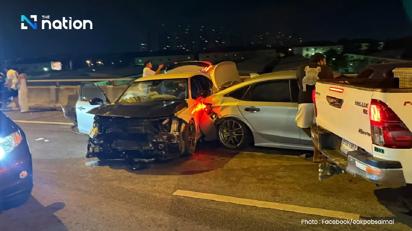 Police vow crackdown on expressway street racing, probe 11-car crash with full charges