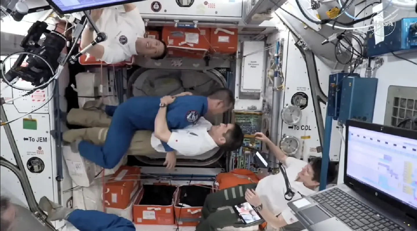 Japanese astronaut Yui arrives at ISS, joins Onishi Japanese astronaut Yui arrives at ISS, joins Onishi