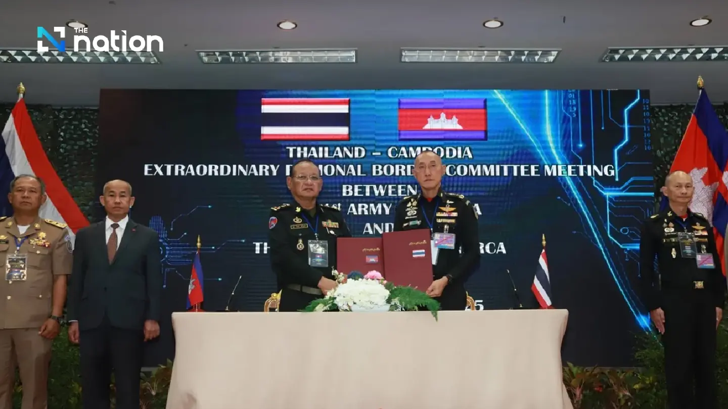 Thai-Cambodia RBC agrees on 13 ceasefire points; Cambodia accepts 3 proposals but rejects MOU 43 issue