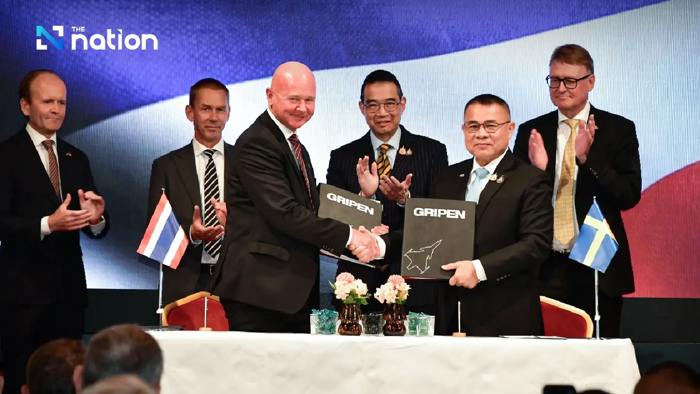 Thailand seals Gripen fighter jet deal with offset policy to boost RTAF