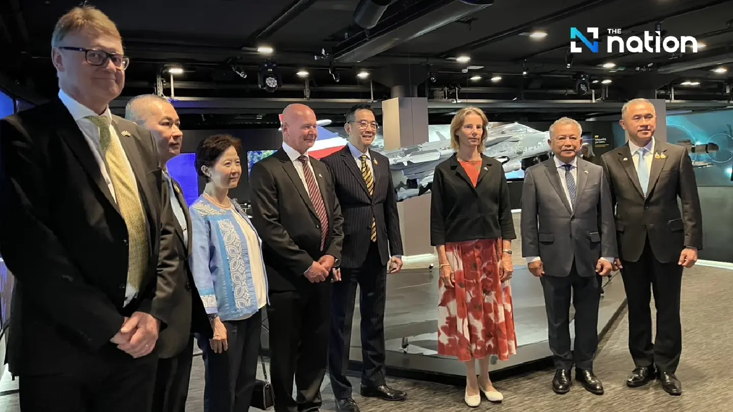 Thai foreign minister visits Saab headquarters in Sweden after Gripen jet deal