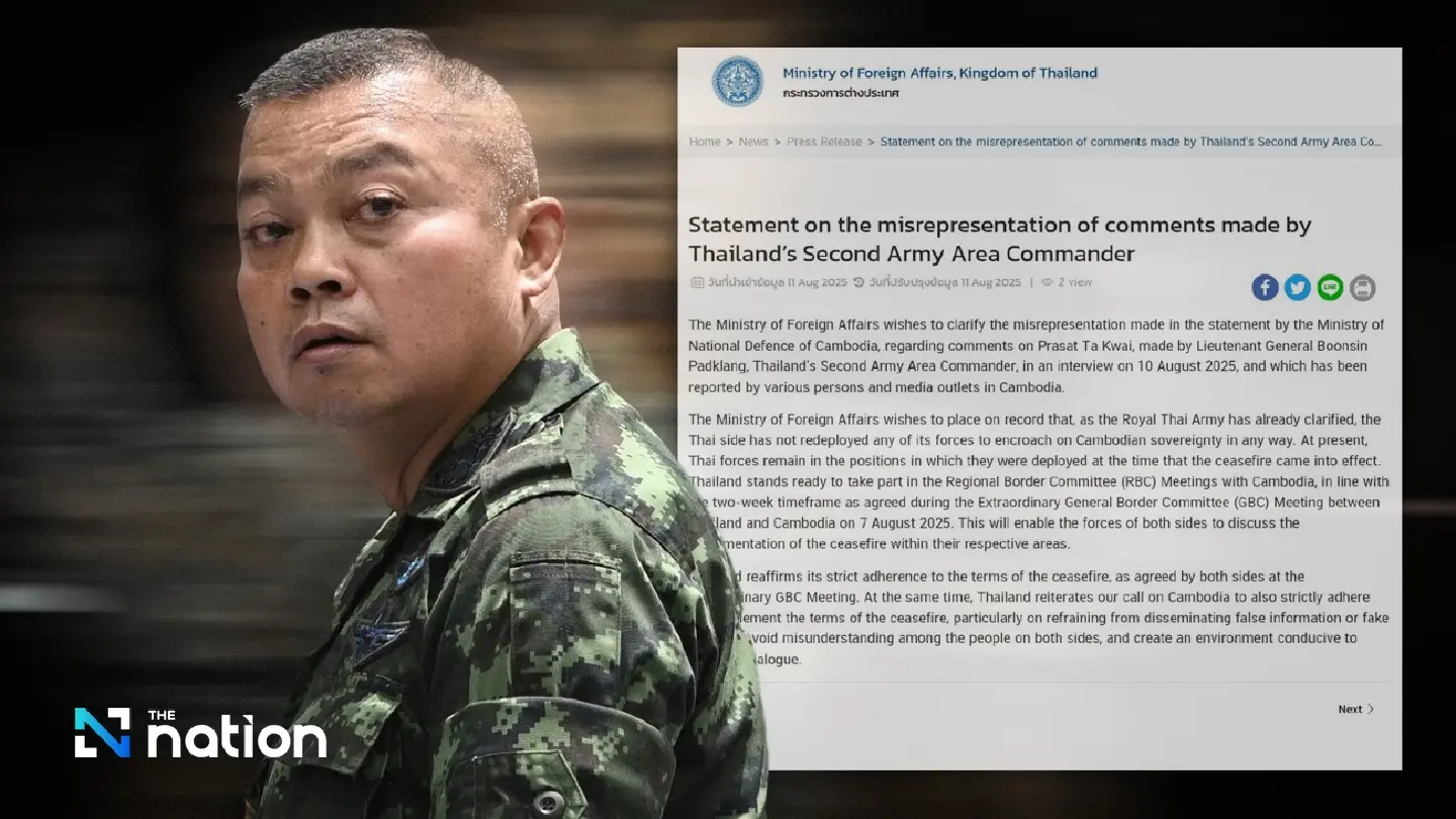 Thailand rejects Cambodian claim of troop movement at Prasat Ta Kwai Thailand rejects Cambodian claim of troop movement at Prasat Ta Kwai