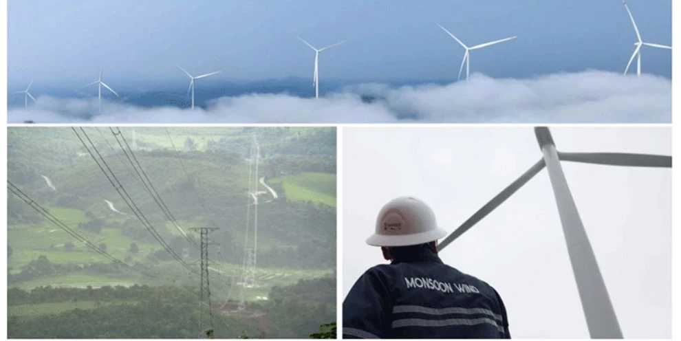 ASEAN’s largest wind farm begins commercial operation, exports energy from Laos