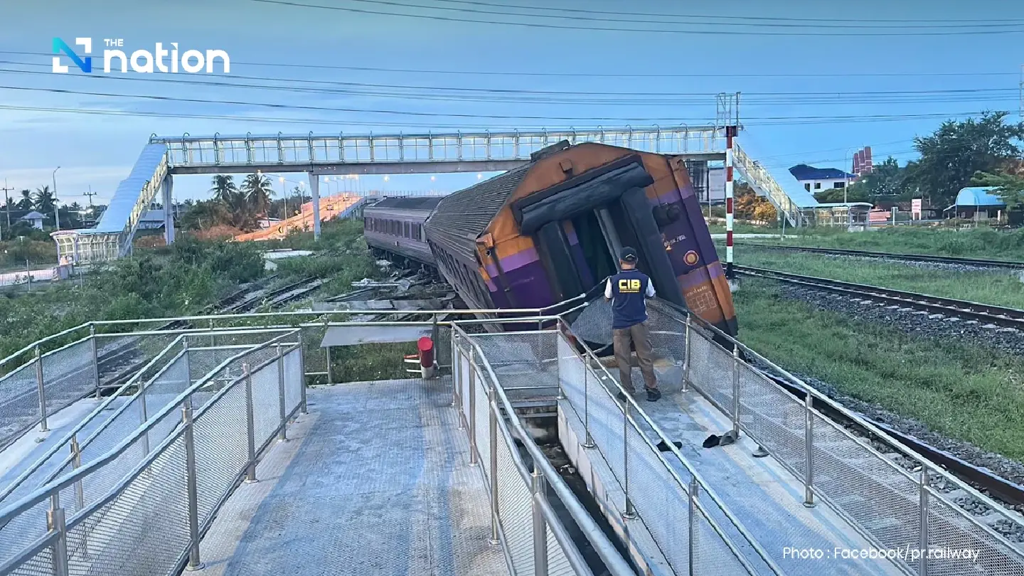 Train derails in Kui Buri, Prachuap Khiri Khan, multiple injuries reported Train derails in Kui Buri, Prachuap Khiri Khan, multiple injuries reported