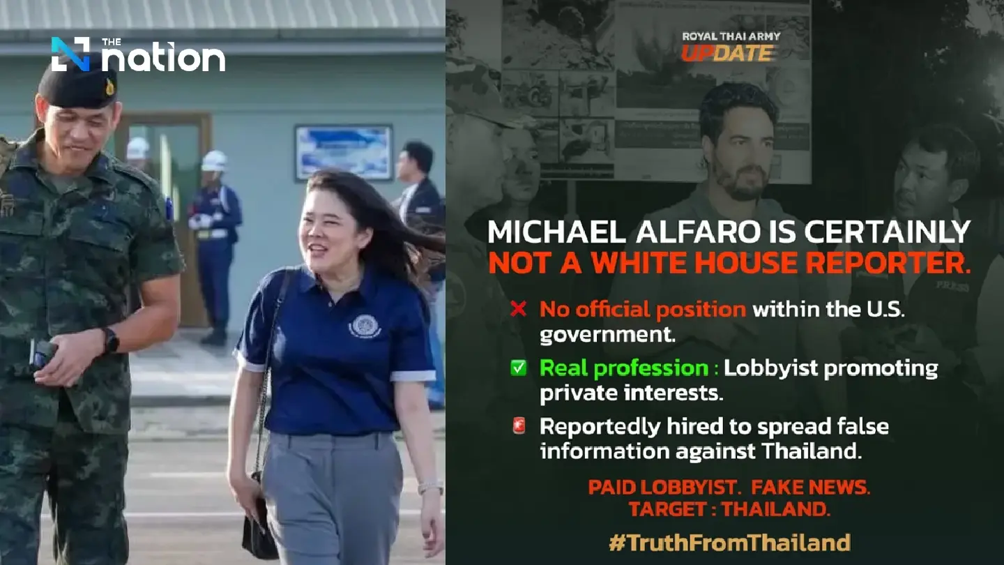 Foreign Ministry advisor clarifies Michael A Alfaro is PR lobbyist, not White House reporter
