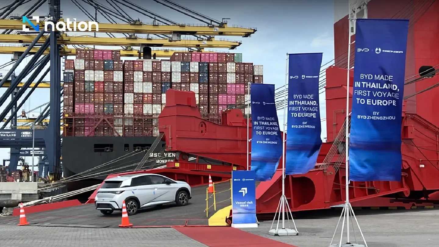BYD begins exporting Dolphin EVs from Thailand to Europe