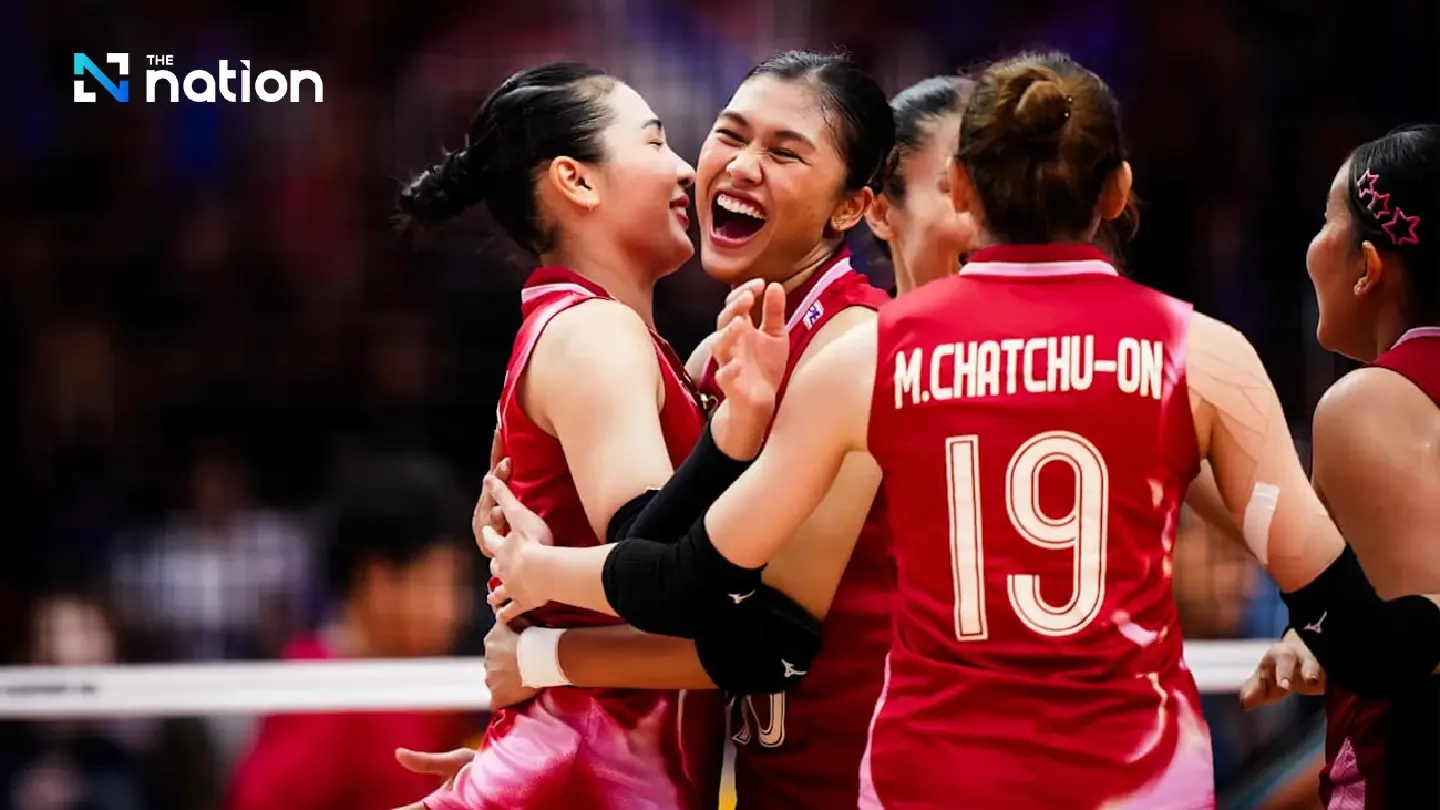 Thai women’s volleyball team storms into last 16 with sweep over Sweden