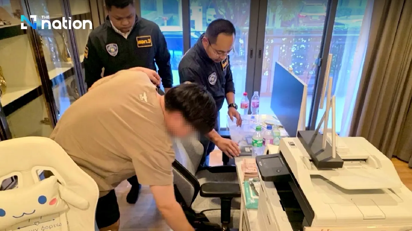 One arrested, 56 million baht in assets seized in crackdown on online gambling ring