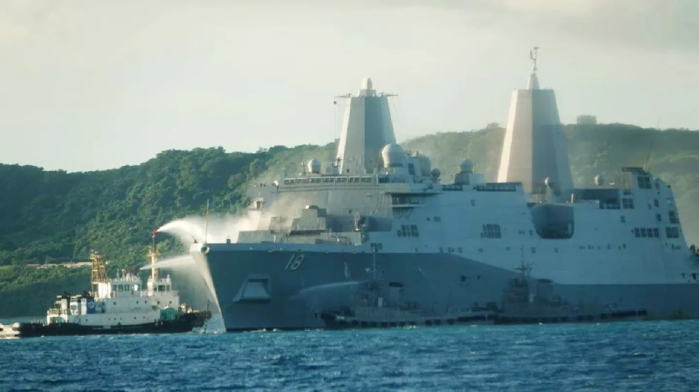 Fire on US warship in Okinawa extinguished