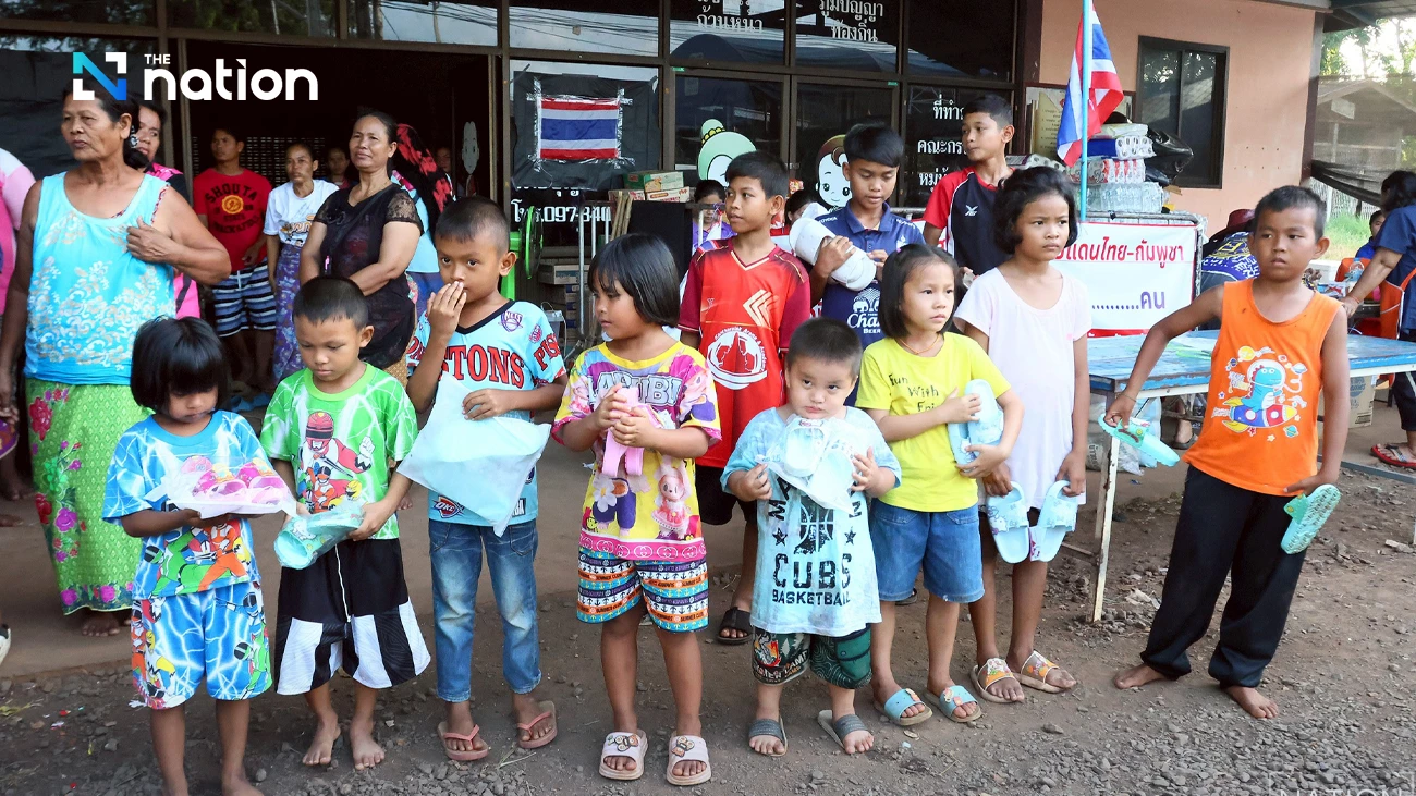 Nation Group delivers relief to evacuees near Si Sa Ket border
