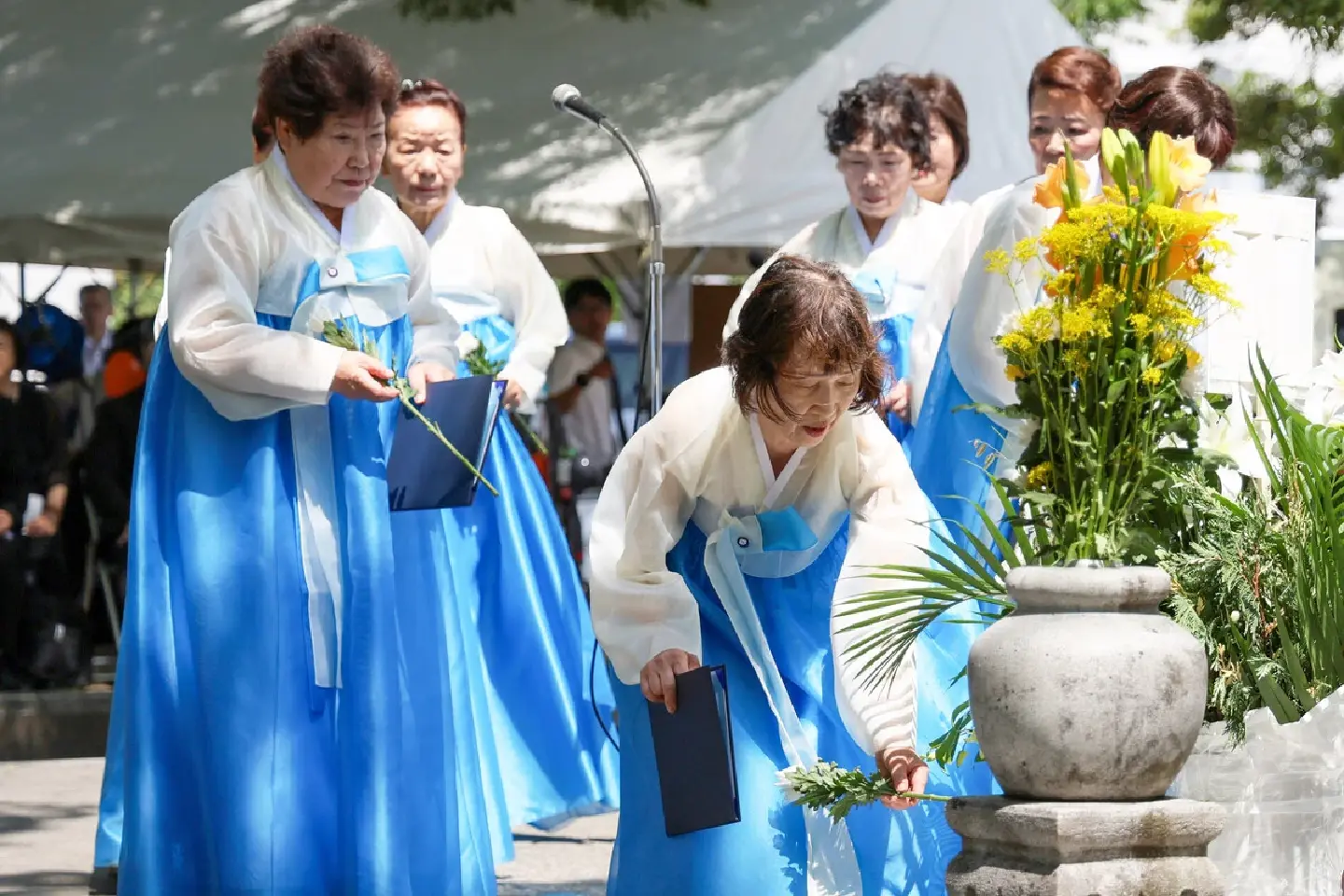 Memorial service held for S. Korean A-bomb victims in Hiroshima